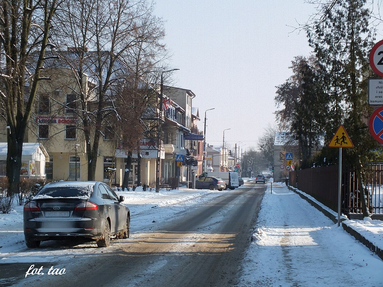 Ulica Wiosny Ludw, stycze 2021 r.